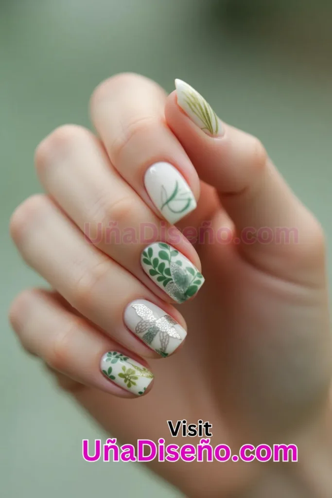 4 Uñas limpias con un inteligente diseño de hojas de la naturaleza 7.jpeg